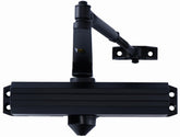 Medium/Heavy Duty Automatic Commercial Door Closer - Boomerang D4016 Surface Mounted, Grade 1- ADA & UL 3 Hour Fire Rated, Adjustable Size 1-6 for Entry & Aluminum Storefronts, Matte Black (US19)