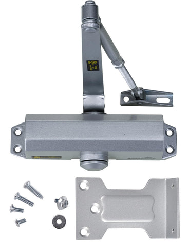 Light/Medium Duty Residential & Light Commercial Auto Door Closer -Boomerang D503 Surface Mounted, Cast Aluminum Closer, Adjustable Closing, Grade 2 & UL 3 Hour Fire Rated