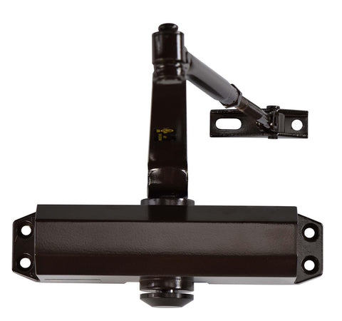 Light/Medium Duty Residential & Light Commercial Auto Door Closer -Boomerang D503 Surface Mounted, Cast Aluminum Closer, Adjustable Closing, Grade 2 & UL 3 Hour Fire Rated