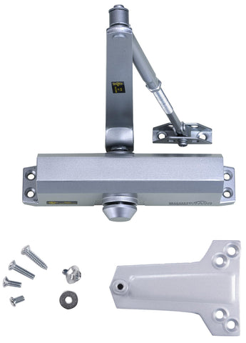 Medium Duty Automatic Commercial Door Closer - Boomerang D703 Hydraulic UL 3 hr. Fire Rated Closer, Surface-Mounted Size 3 for Home & Light Commercial Doors