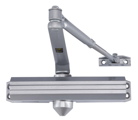 Medium/Heavy Duty Automatic Commercial Door Closer - Boomerang D4016 Surface Mounted, Grade 1- ADA & UL 3 Hour Fire Rated, Adjustable Size 1-6 for Entry & Aluminum Storefronts, Matte Black (US19)