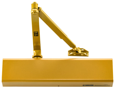 Heavy Duty Designer Automatic Commercial Door Closer - Boomerang Hdwe D8016-Surface Mounted, Grade 1, Cast Aluminum, UL 3 Hour Fire Rated & ADA for high Traffic doorways, Aluminum/Silver (US26D)