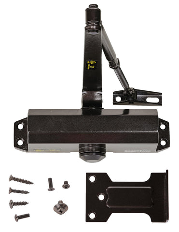Light/Medium Duty Residential & Light Commercial Auto Door Closer -Boomerang D503 Surface Mounted, Cast Aluminum Closer, Adjustable Closing, Grade 2 & UL 3 Hour Fire Rated